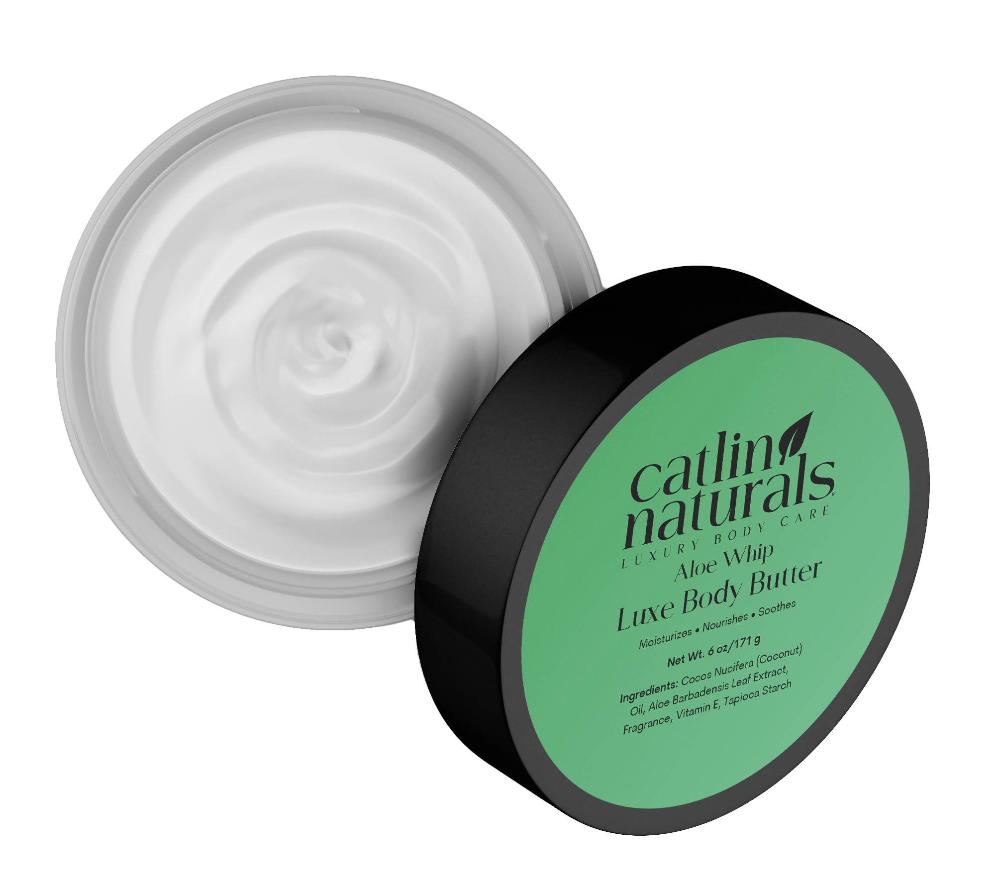 Aloe Whip Body Butter — lightweight aloe & coconut oil body butter for all skin types | Catlin Naturals